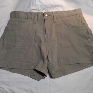 Celery Green mini shorts